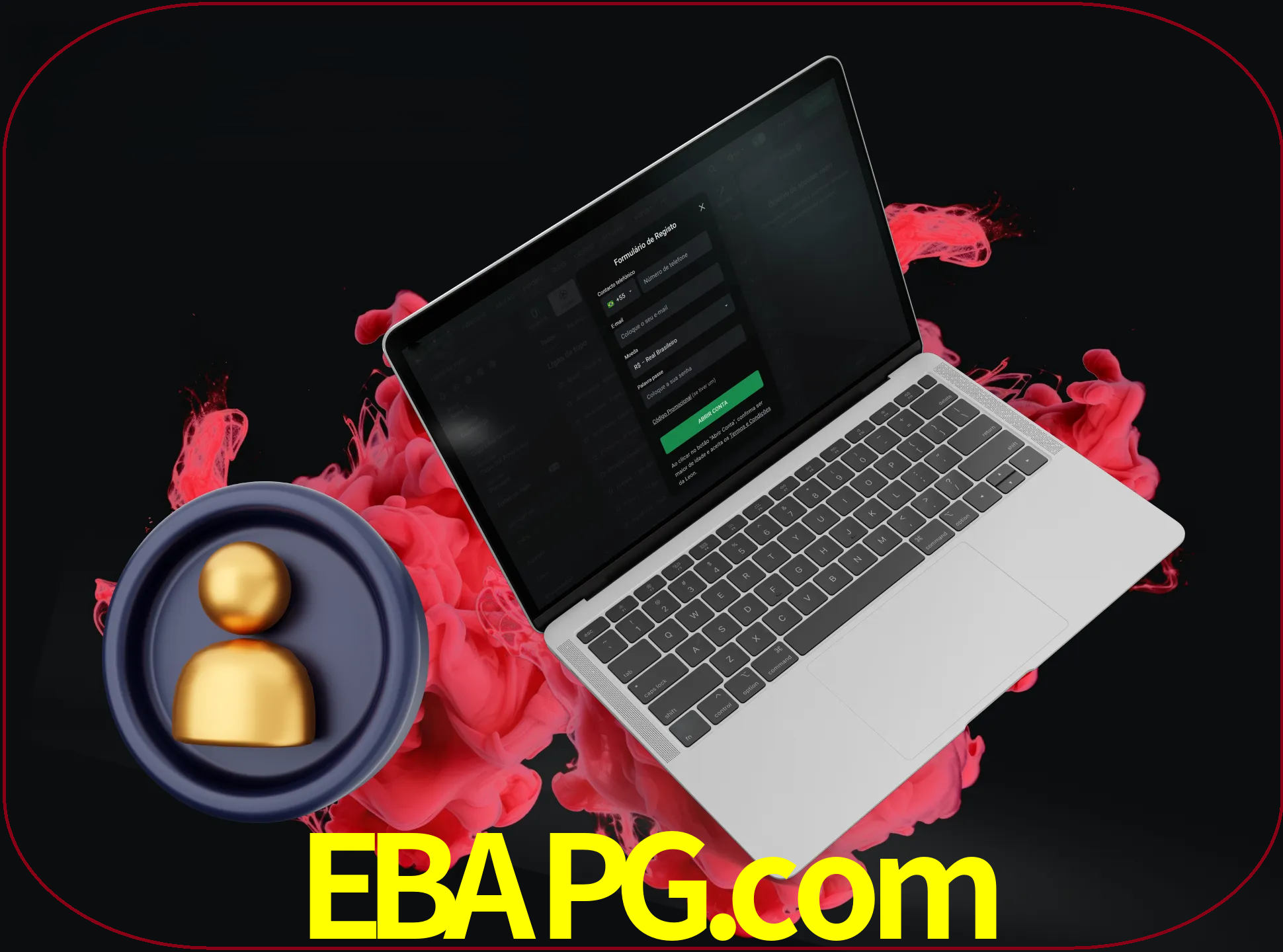 No cabeçalho do site ebapg, clique no botão que o levará a um formulário especial onde terá de introduzir as suas informações actuais.