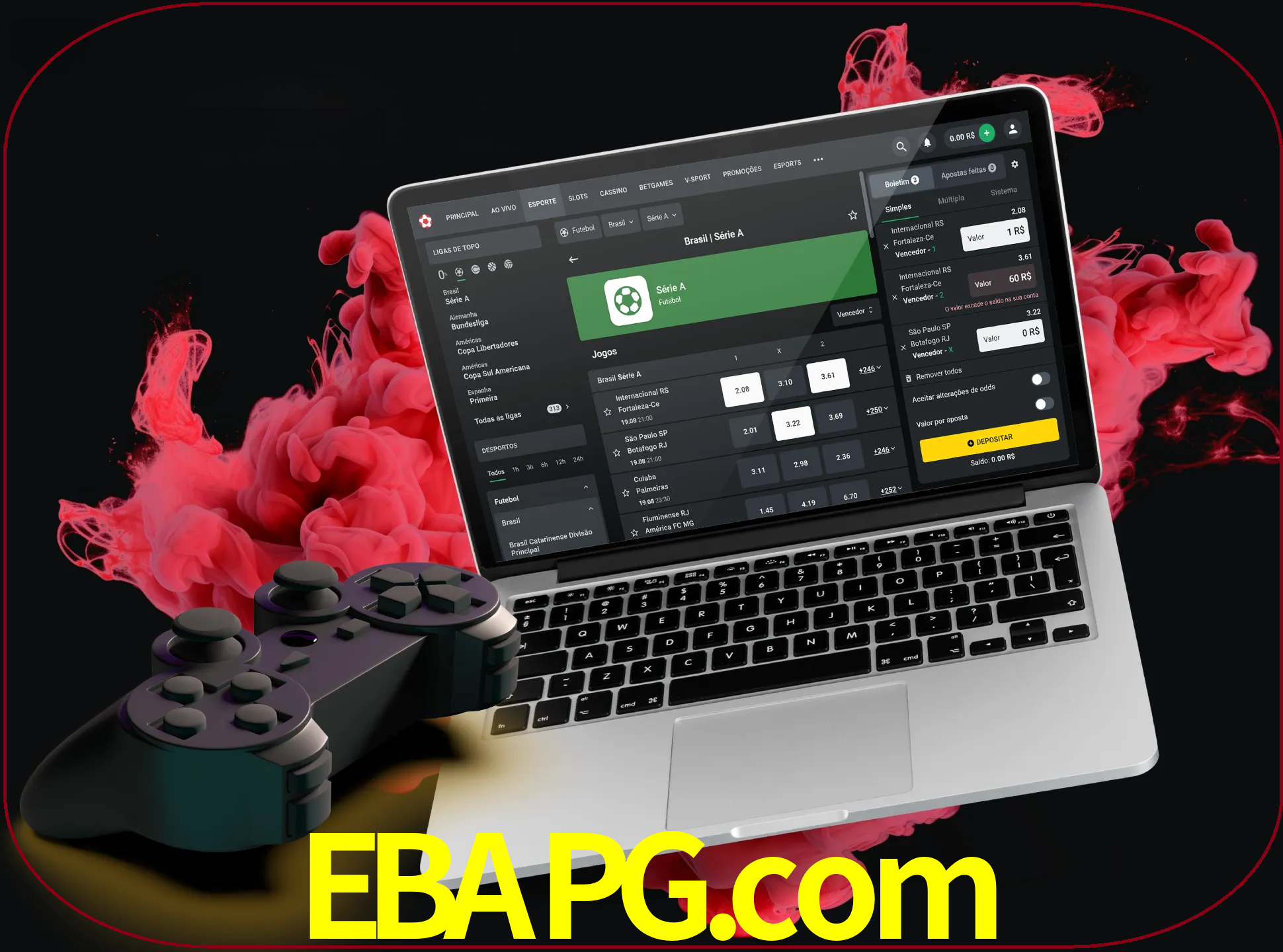 Visite a secção especial de jogos de vídeo em ebapg para descobrir em que jogos pode apostar e ganhar muito dinheiro.